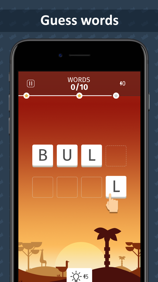 #1. Word Way - Brain Letters Game (iOS) 由: Anatolii Vitan
