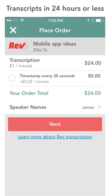 Rev Voice Recorder: Audio Transcription screenshot-4