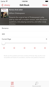 Reading List : keep track of your books screenshot