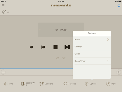 Screenshot #6 pour Marantz Hi-Fi Remote