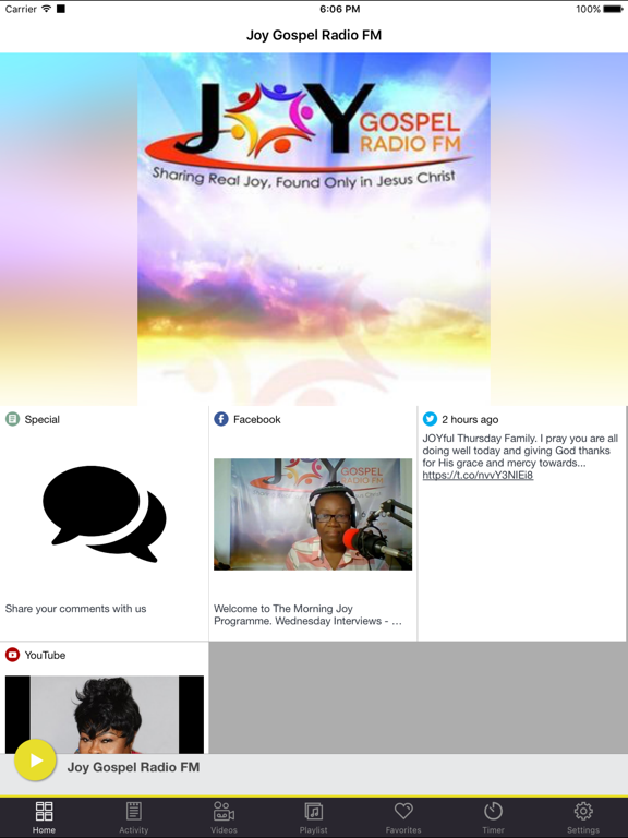 Screenshot #4 pour Joy Gospel Radio FM