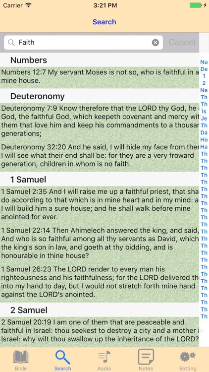King James Version Bible Audio offline Scriptures screenshot-4