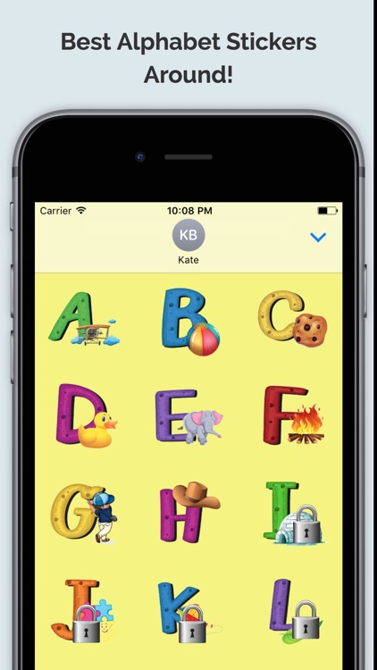 Awesome Alphabet Stickers