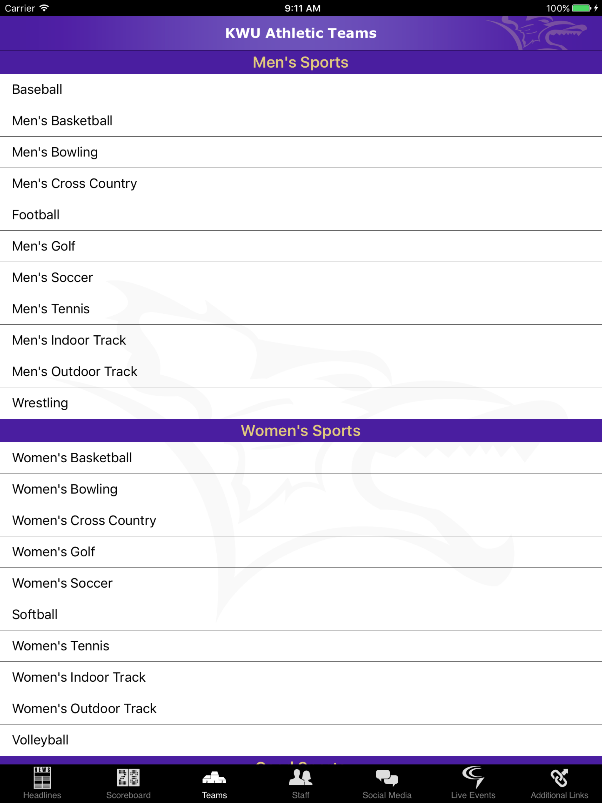 Kansas Wesleyan Coyotes screenshot 9