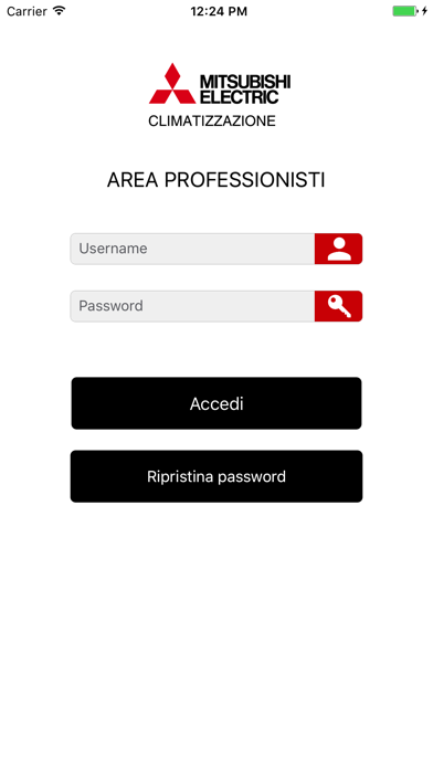 Screenshot #1 pour Mitsubishi Electric Area Professionisti