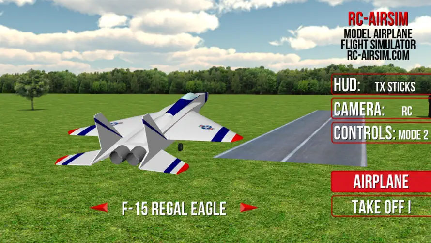 RC-AirSim Model Airplane Sim screenshot 1