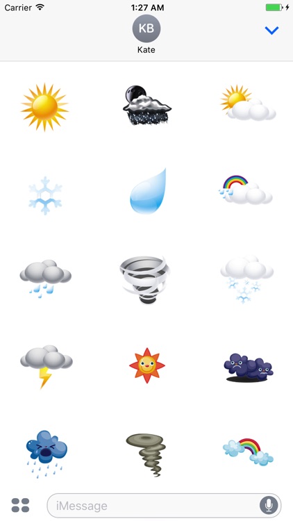WeatherMojis - The Weather Stickers