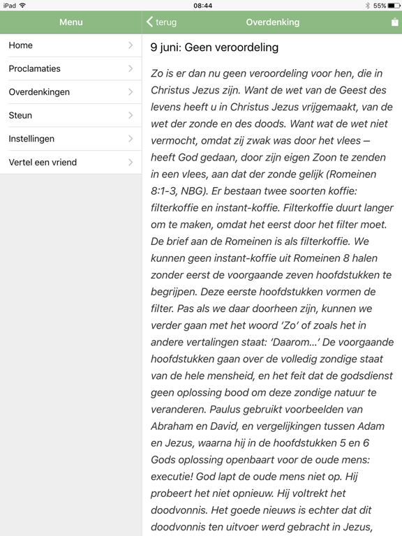 Derek Prince Ministeries NL iPad screenshot 4 - Book app