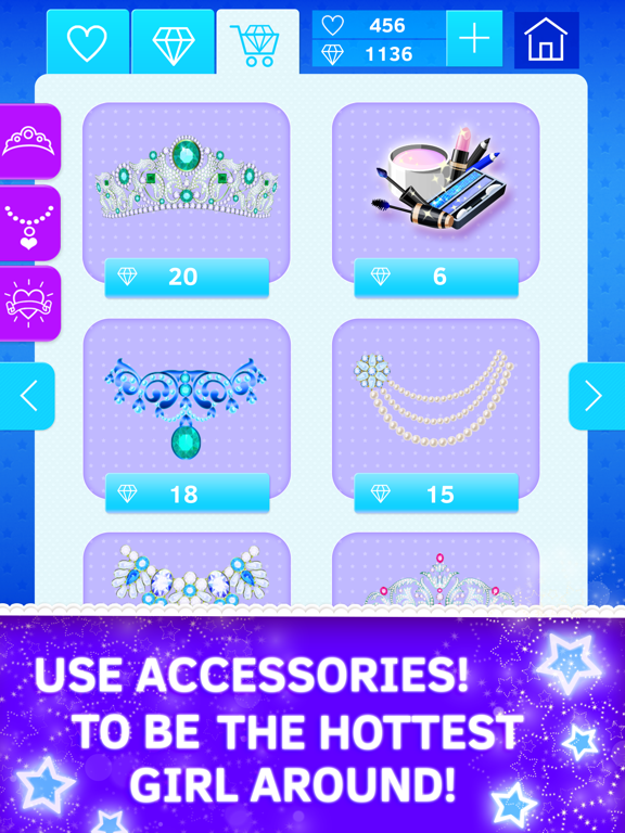 Ice Queen Princess Beauty Salon iPad screenshot