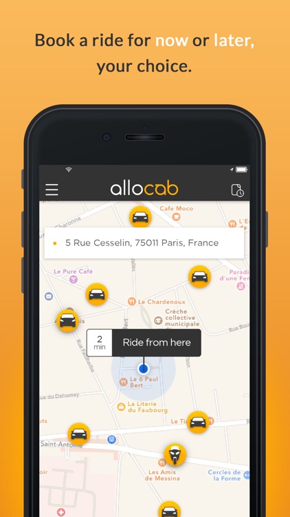 Allocab VTC et Taxi Moto