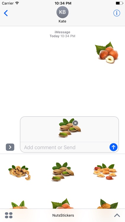 Nuts Stickers