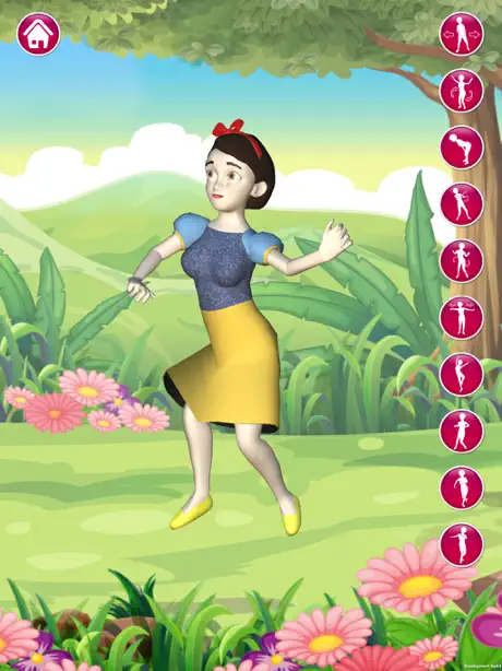 Baila con Blancanieves  3D - Bailar con princesas