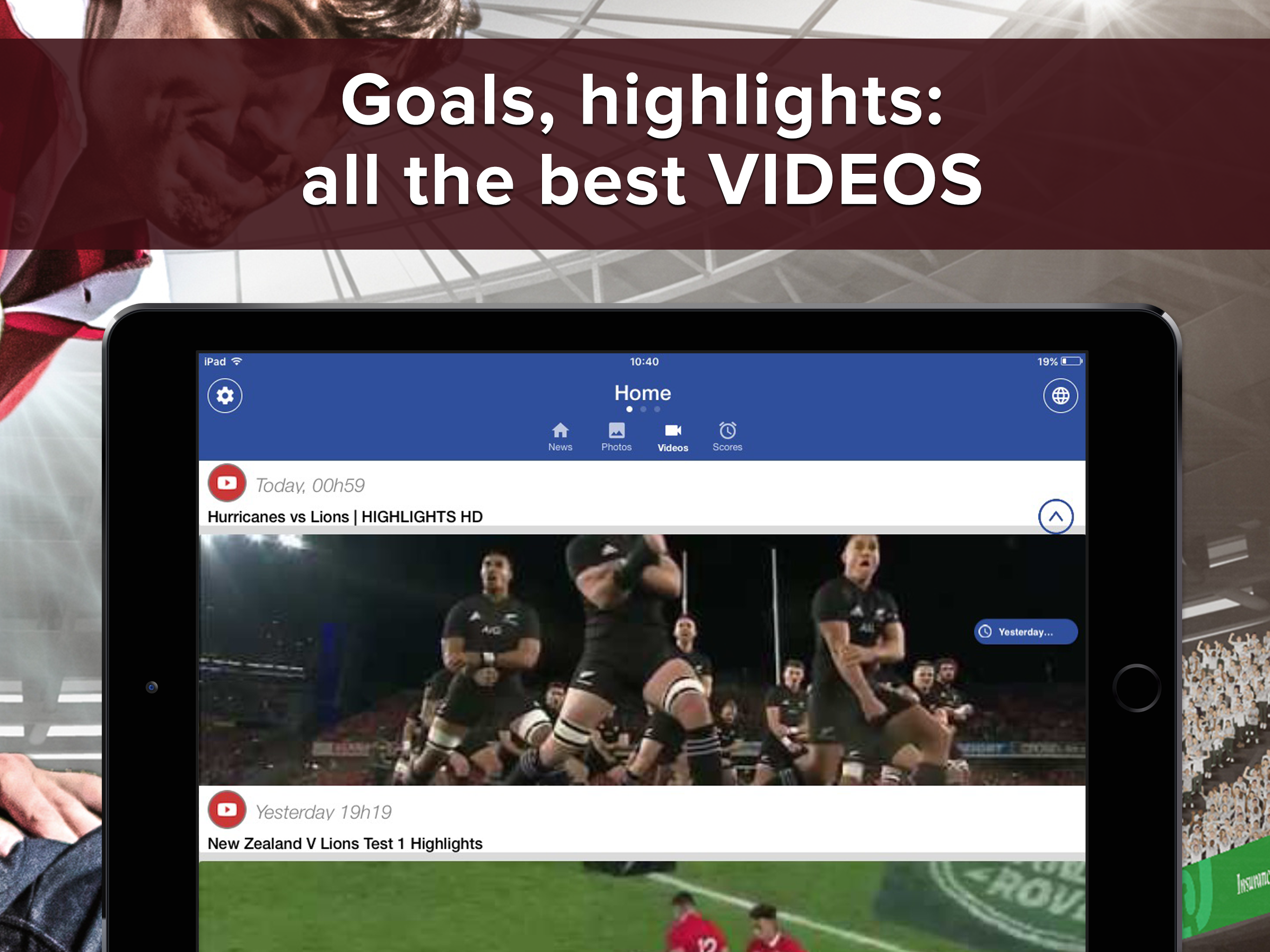 Rugby Addict : news, highlights, videos, results screenshot 8
