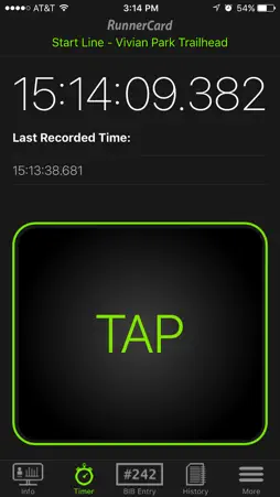 Mobile Timing screenshot 2
