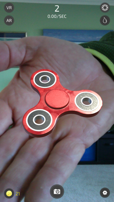 Fidget Spinner: Journey of Secrets - VR/AR Clicker screenshot 1