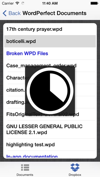 WordPerfect Viewer for iPhoneのおすすめ画像4