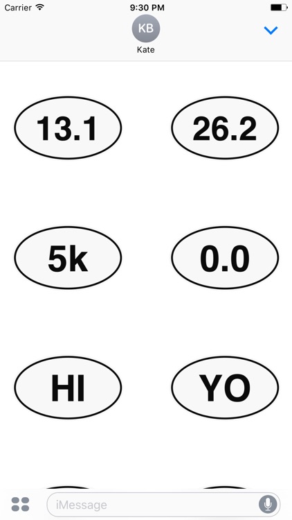 Oval Stickers