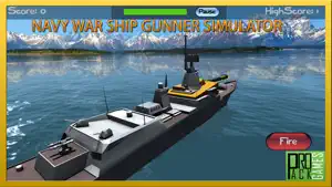 Navy Warship Gunner Simulator: Naval warfare Fleet screenshot #2 for iPhone