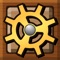 Cogs Box is a slide puzzle game where the goal is to power up all of the golden endpoints