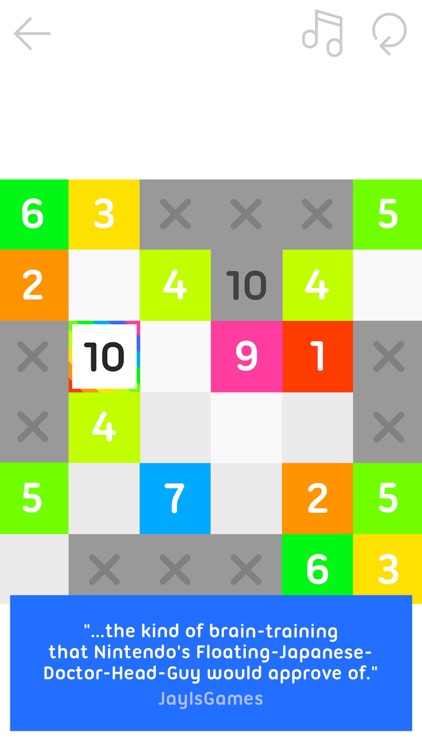 10 - a Puzzle Made of Numbers