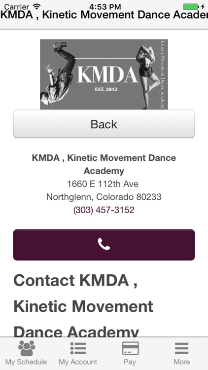 KMDA , Kinetic Movement Dance Academy