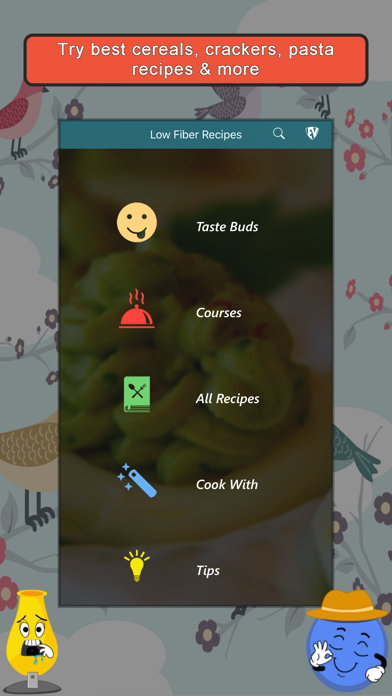 Screenshot #1 pour Low Fiber Diet SMART CookBook