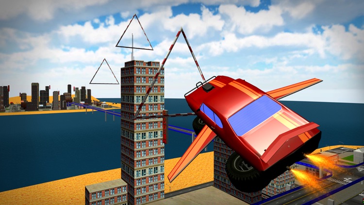 Flying Monster Truck Drive – 3D Lorry Simulator screenshot-3