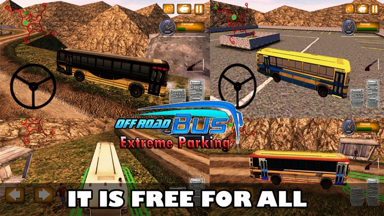 Off-road Driving Bus : Xtreme Parking