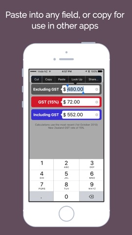 GST Kiwi - New Zealand Goods and Services Tax Calcのおすすめ画像3