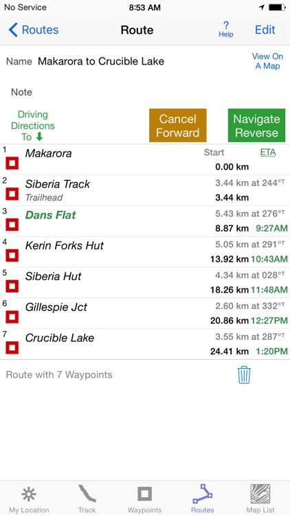 i Hike GPS NZ : New Zealand & Australia Topo Maps screenshot-3
