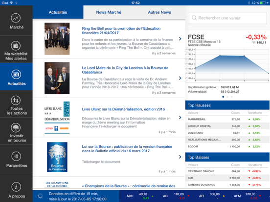 Screenshot #6 pour Bourse de Casablanca