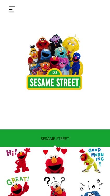 Sesame Street Sticker App