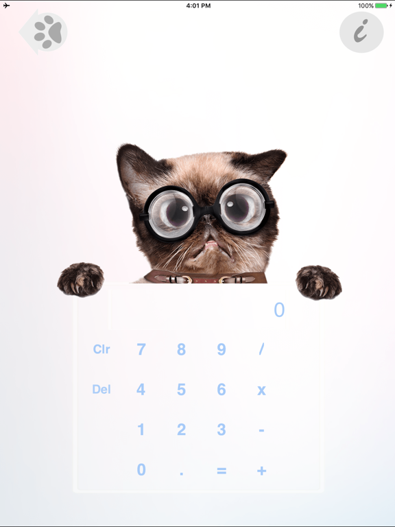 Calculator Pets HD iPad screenshot