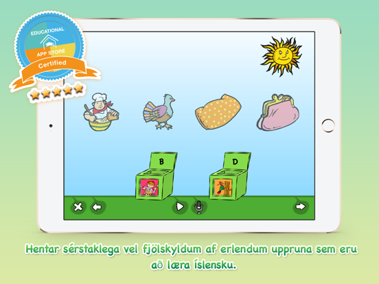Screenshot #4 for Lærum og leikum með hljóðin -D