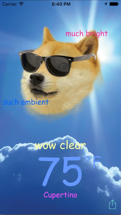 Doge Weather Screenshot