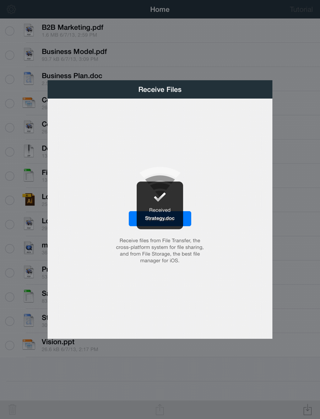 ‎File Transfer - Exchange files between devices Screenshot