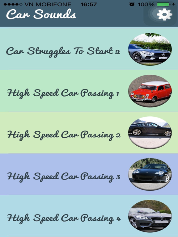 Screenshot #5 pour Best HD Car Sounds - Car Acceleration,engine start