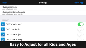 CVC Words Reader - Learn to Read 3 Letter Words screenshot