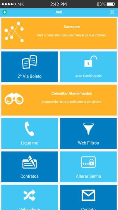Screenshot #2 pour WEBNET MOBILE