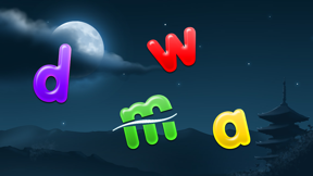 ABC Ninja - The Alphabet Slicing Game for Kids screenshot