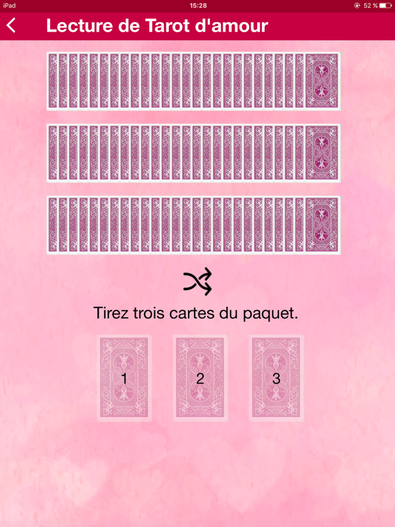 Screenshot #5 pour Love Tarot Card Reading