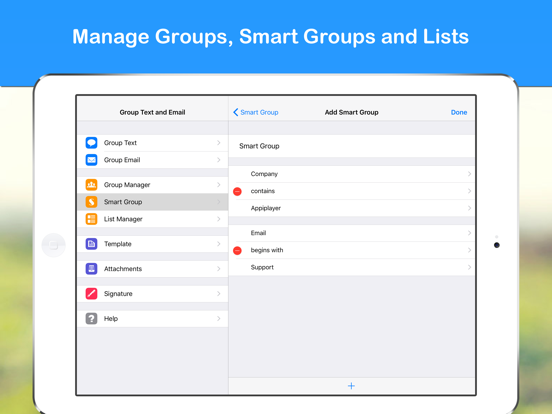 Group Text and Email Pro Screenshots