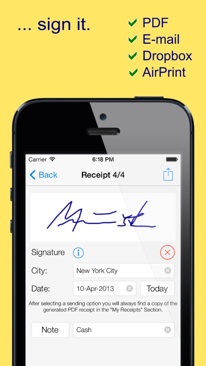 mReceipt PLUS - The Receipt App screenshot-3