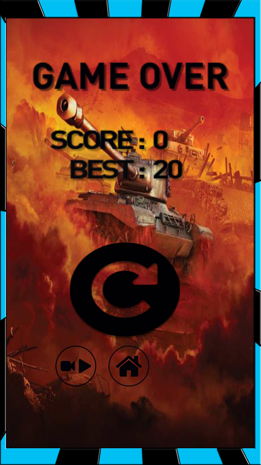 #3. Tank Cannon Shooting – Warzone Simulator game (iOS) Podle: Ayesha Yasser