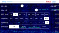 Godafoss Audio Spectrum Waterfall QRSS CW FSKCW iphone bilder 1