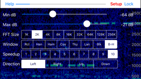 Godafoss Audio Spectrum Waterfall QRSS CW FSKCW screenshot
