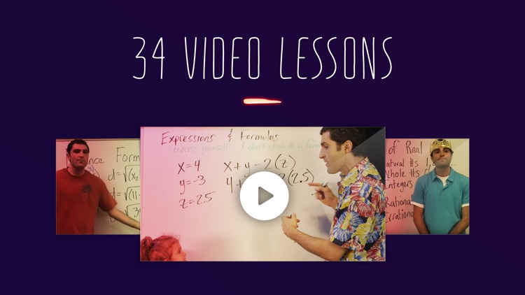 Algebra 1 — formulas