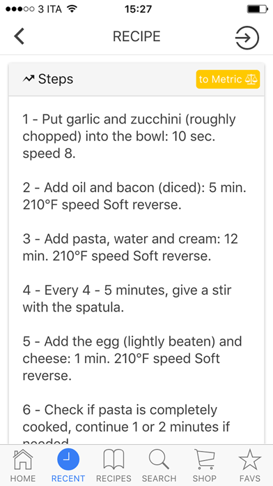 Recipes for Thermomix Screenshot