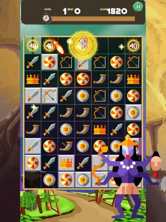 Kaali Tandav The Magical War Puzzle iPad screenshot