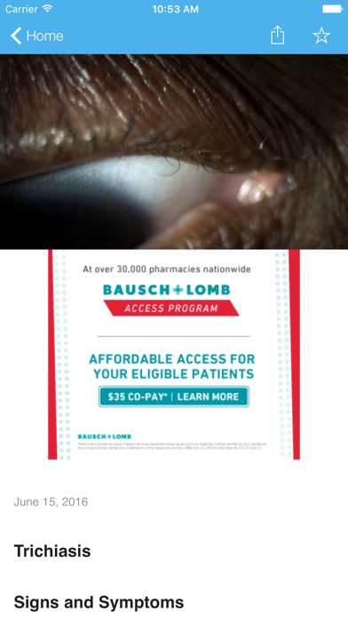 Ocular Disease Handbook iPhone screenshot 4 - Medical app